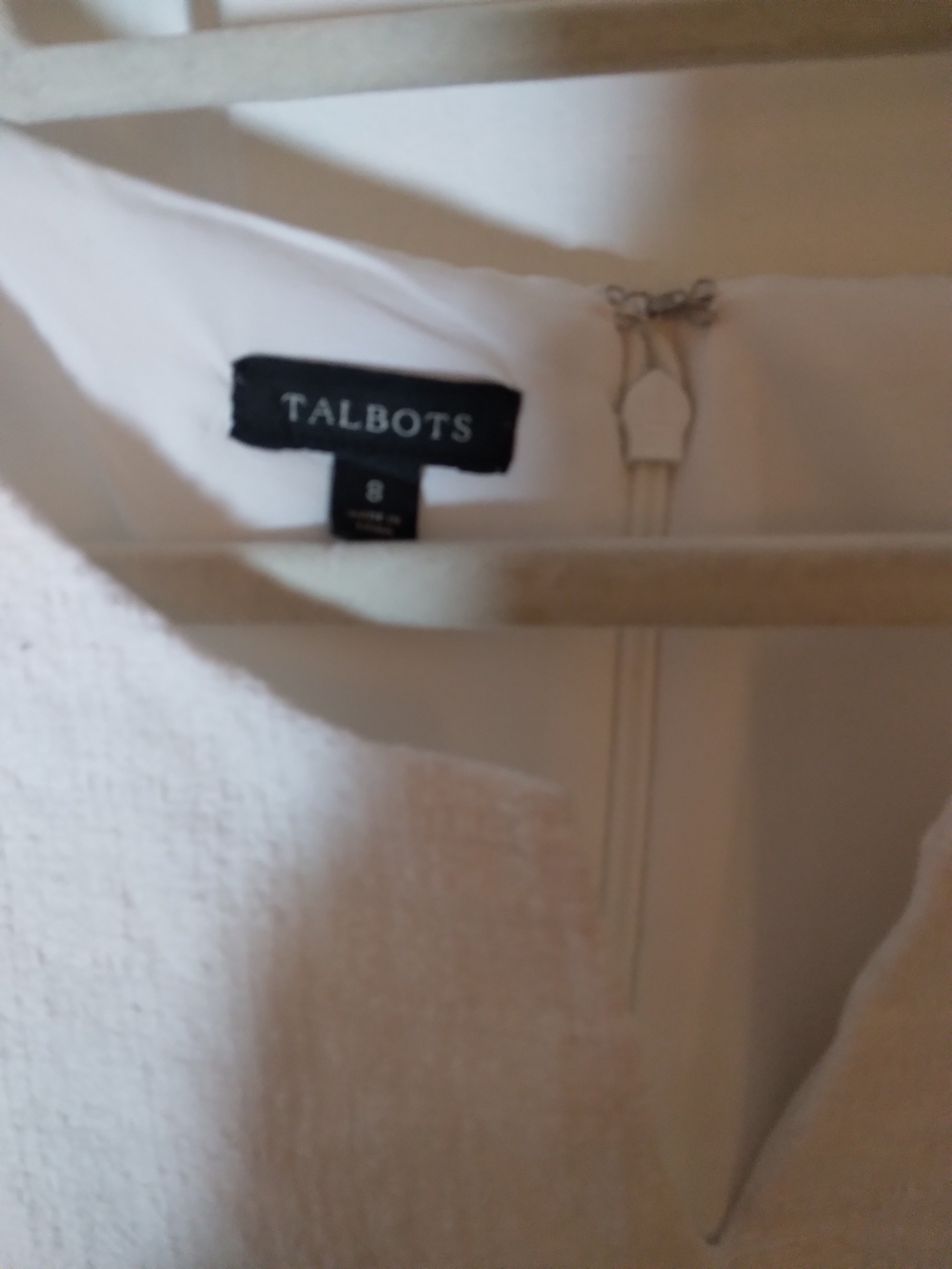 Talbots White, Coral & Fuchsia Sleeveless Colorblock Shift - Picture 4 of 6